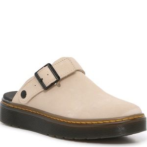 Dr Marten Cream Clog slip on